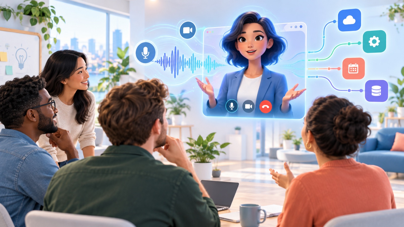 A product team evaluating a real-time AI avatar connected to voice, camera, calendar, and cloud tools