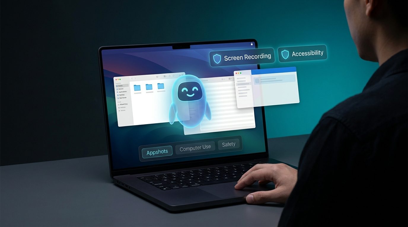 OpenAI Codex Computer Use operating Mac apps with permission shields and safe automation workflow