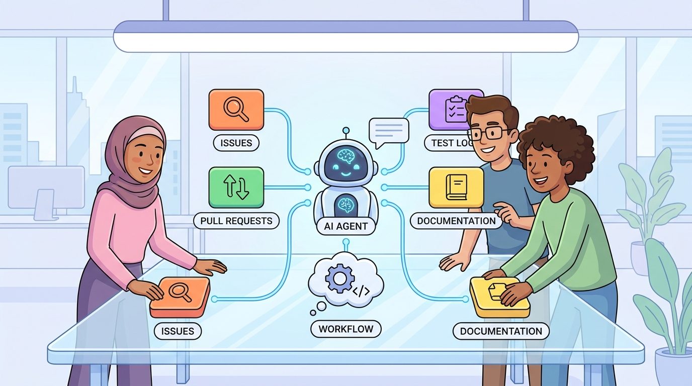 Developers connecting GitHub Copilot agent mode to safe MCP tool blocks for issues, tests, and pull requests