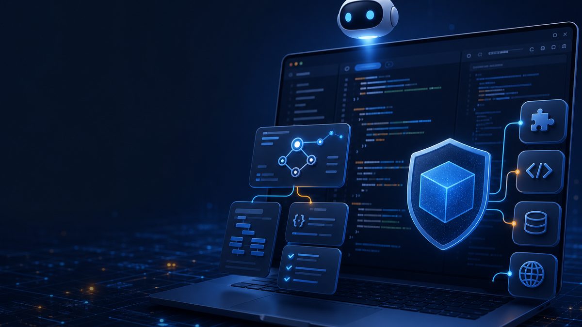 OpenAI Codex secure AI coding workspace illustration