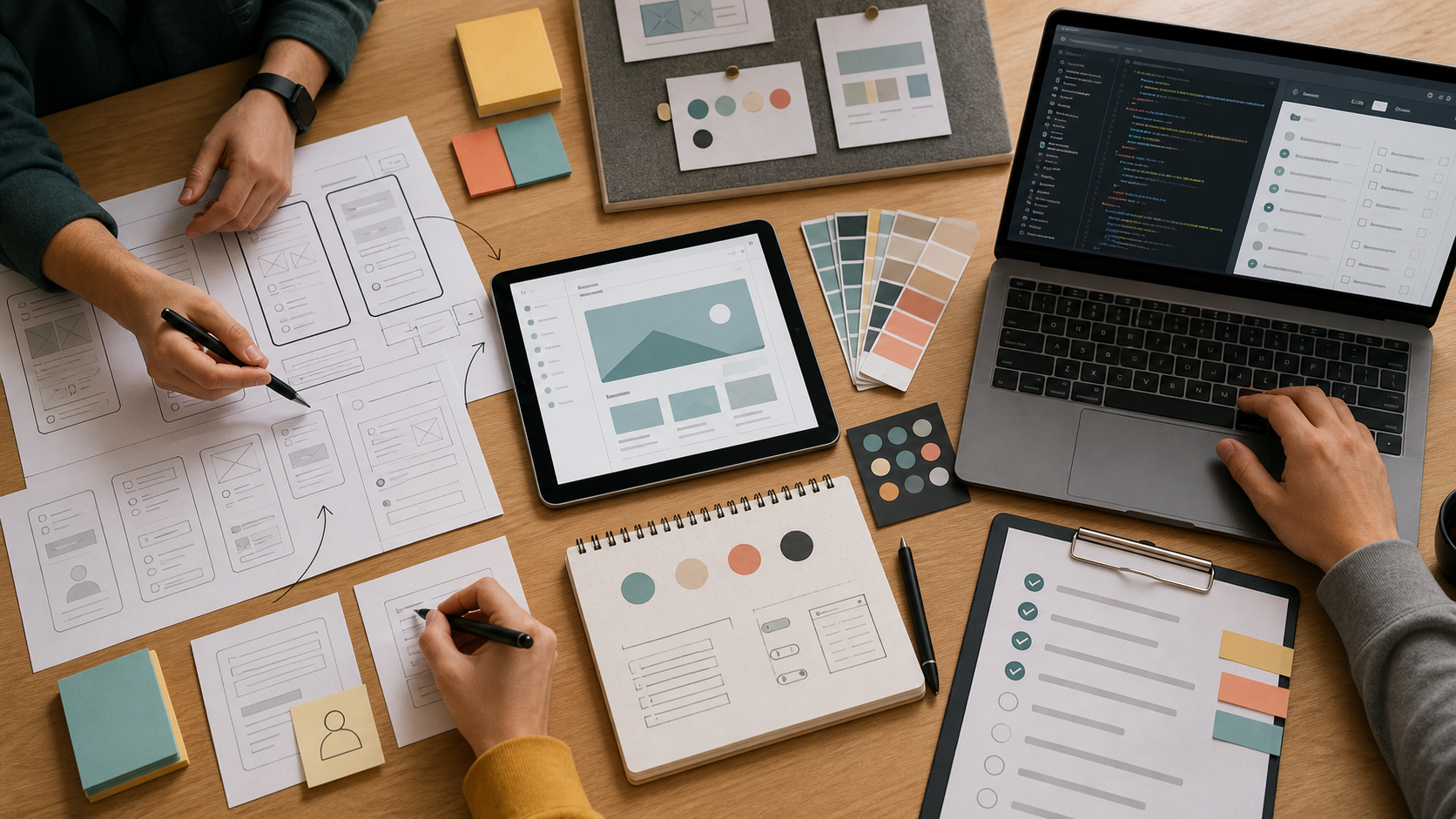Claude Design adoption framework with prototype review, brand checks, implementation notes, and code handoff